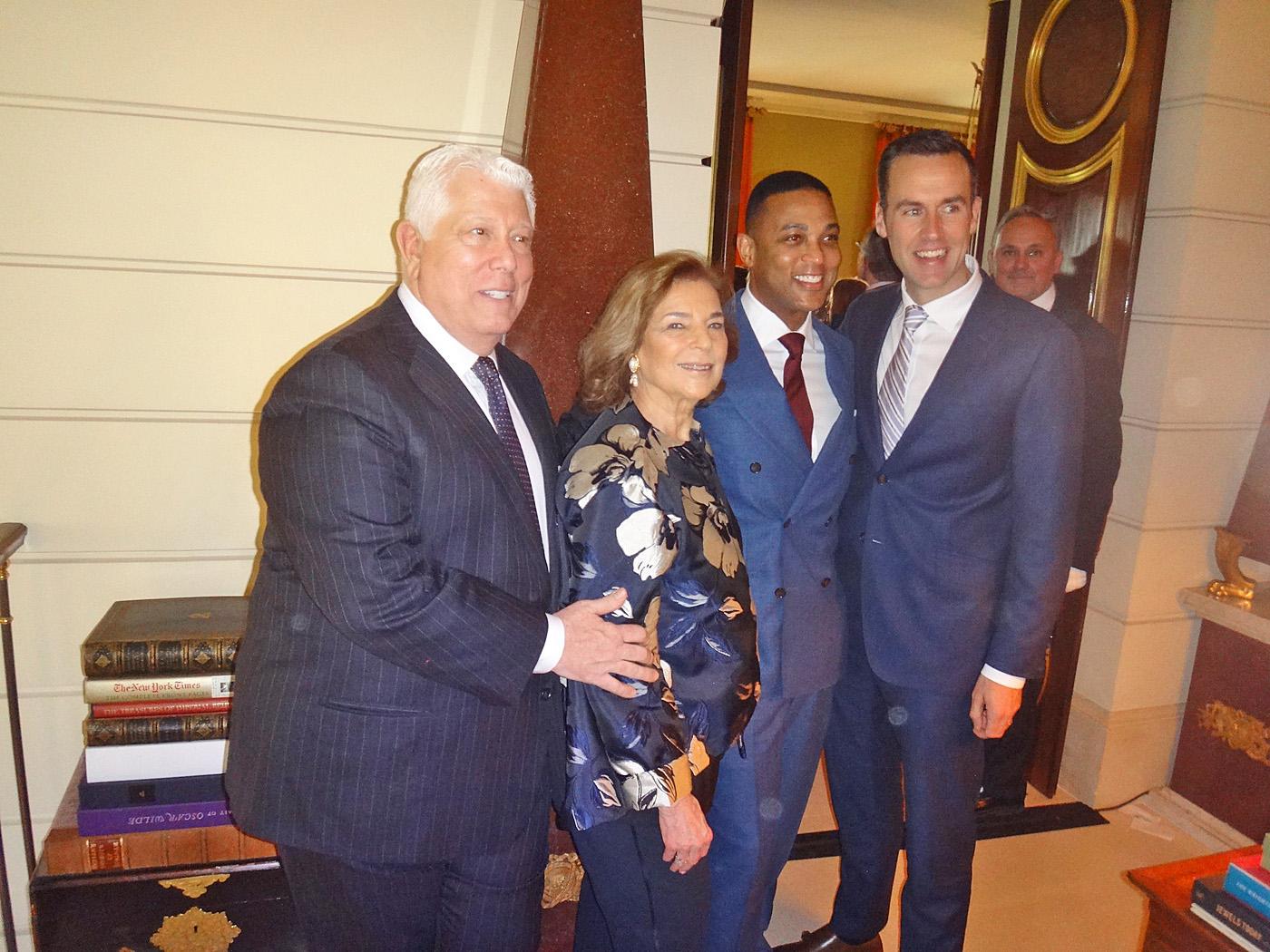 Dennis Basso, Marion Waxman, Don Lemon & Tim Malone All photos Laurel Marcus