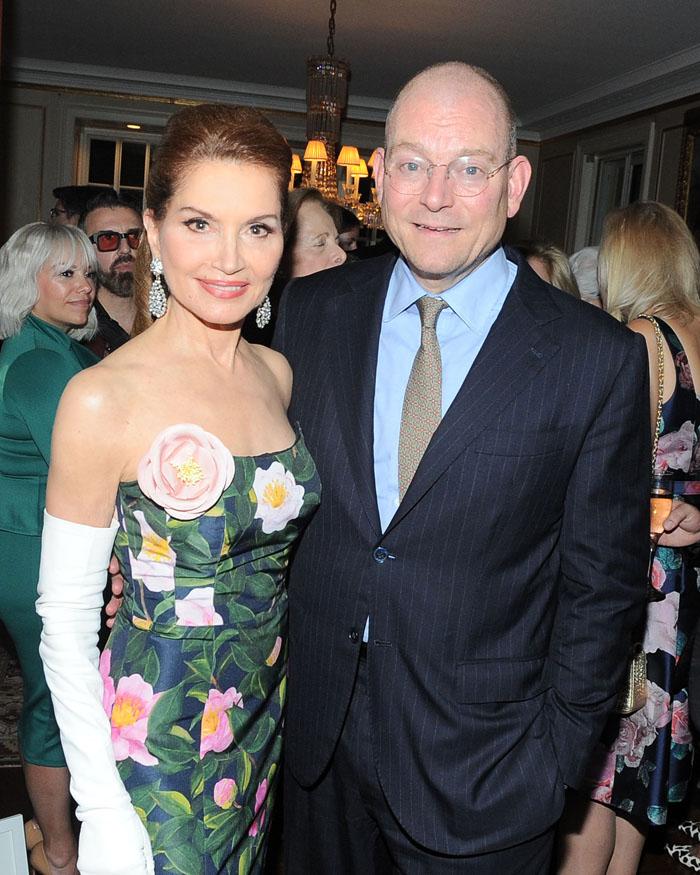 Jean Shafiroff Hosts Historical Society of Palm Beach with Oscar de la Renta lookonline